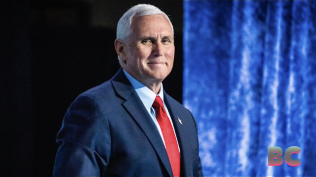 Pence opens presidential bid with denunciation of Trump