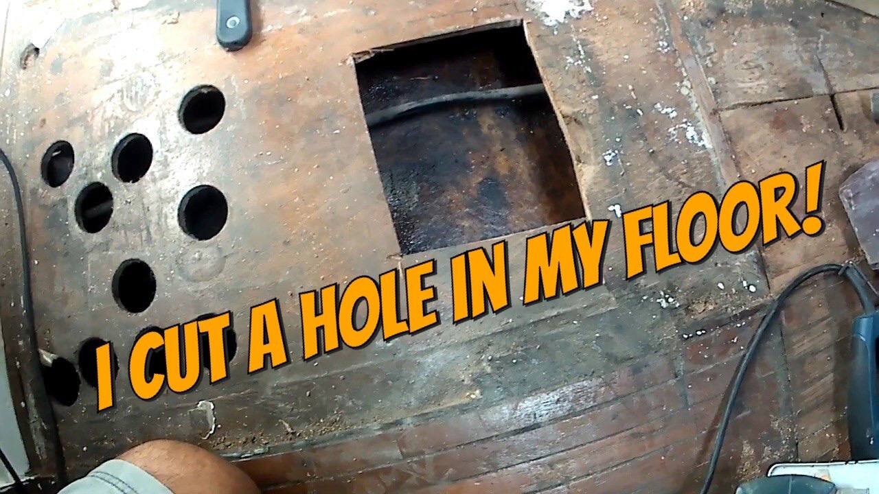 S02E09 slow work week and inspection holes! #boat #boatrenovation #diy #restoration #boatbuilding