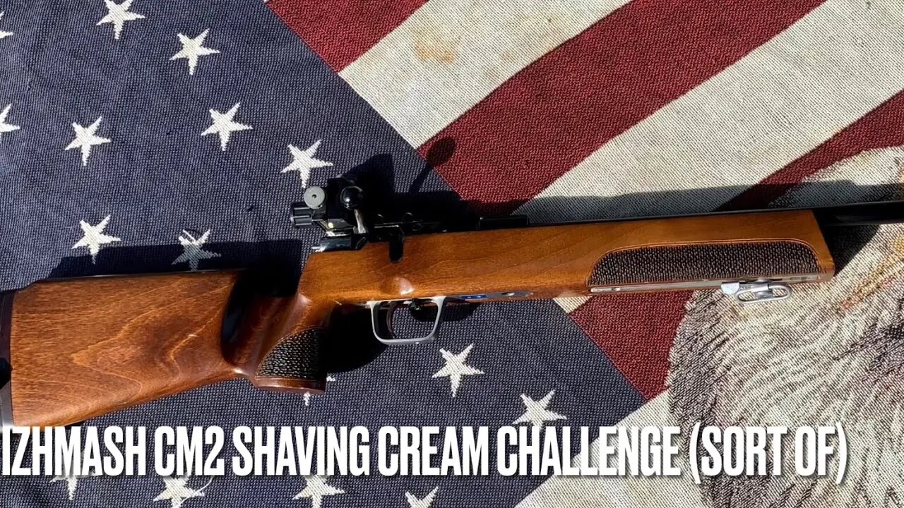 Shaving cream challenge (sort of) with the Izhmash CM-2