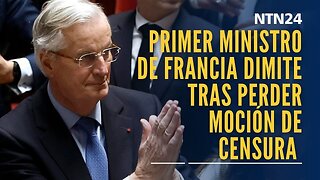 Michel Barnier renunció a su cargo como primer ministro en Francia tras perder una moción de censura