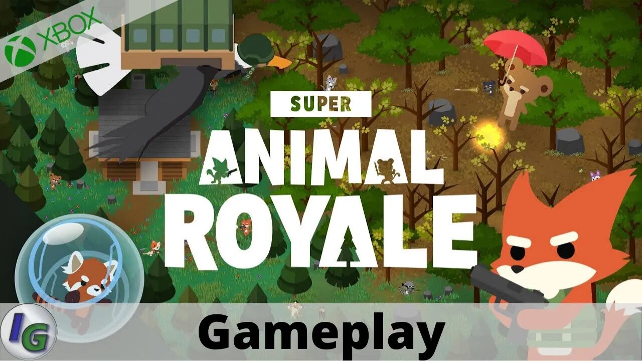 Super Animal Royale (Game Preview) Gameplay on Xbox