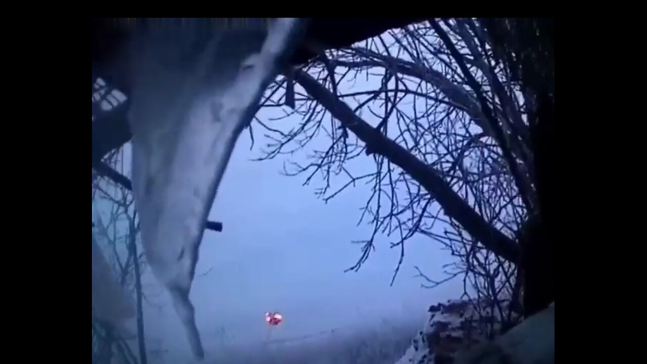 A Russian soldier successfully destroys a Ukrainian FPV Drone with a long range shot