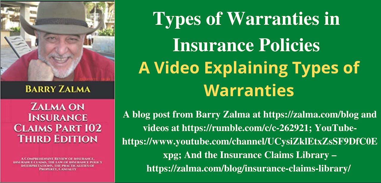 A Video Explaining Types of Warranties