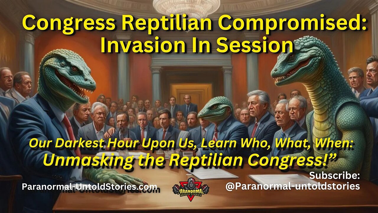 Congress Reptilian Compromised: Invasion In Session - Lizard People Leaders Exposed #fyp #reptilian