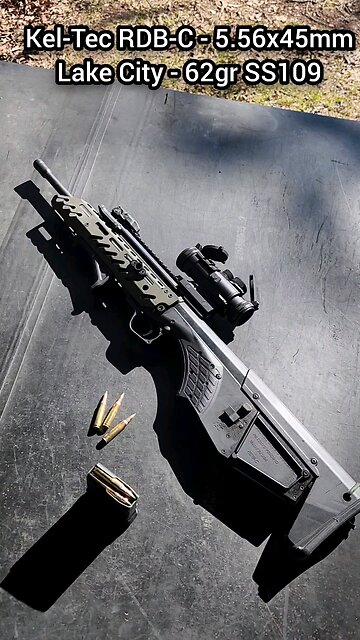 Kel-Tec RDB-C - 5.56x45mm Chronograph (Lake City 62gr SS109 Penetrator)