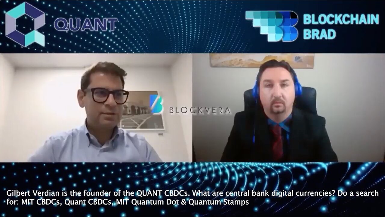 QUANT | CBDCs | "We Are Shaping Wall Street Simply Put. This Is All of Wall Street. This Is It, This Is the Whole Financial Capital Markets Systems. They Are All In. It's Reshaping How Wall Street Operates." - Gilbert Verdian