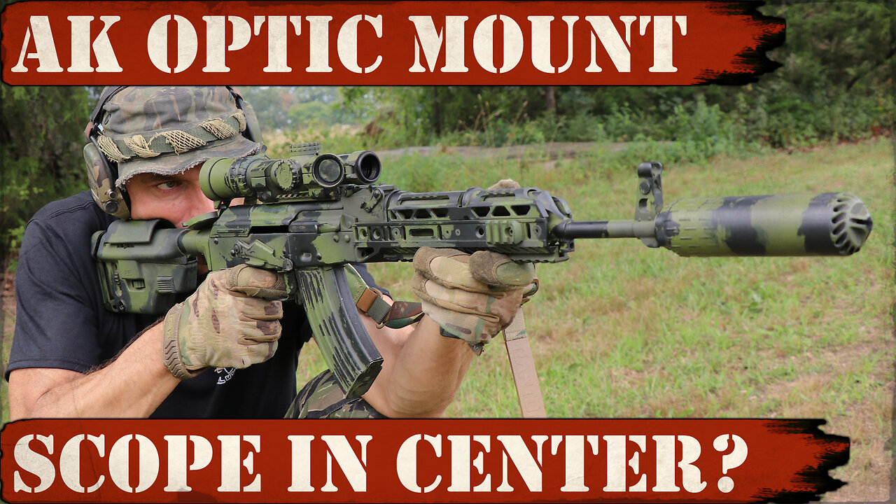 AK Optic Mount - Centering and Leveling scope!