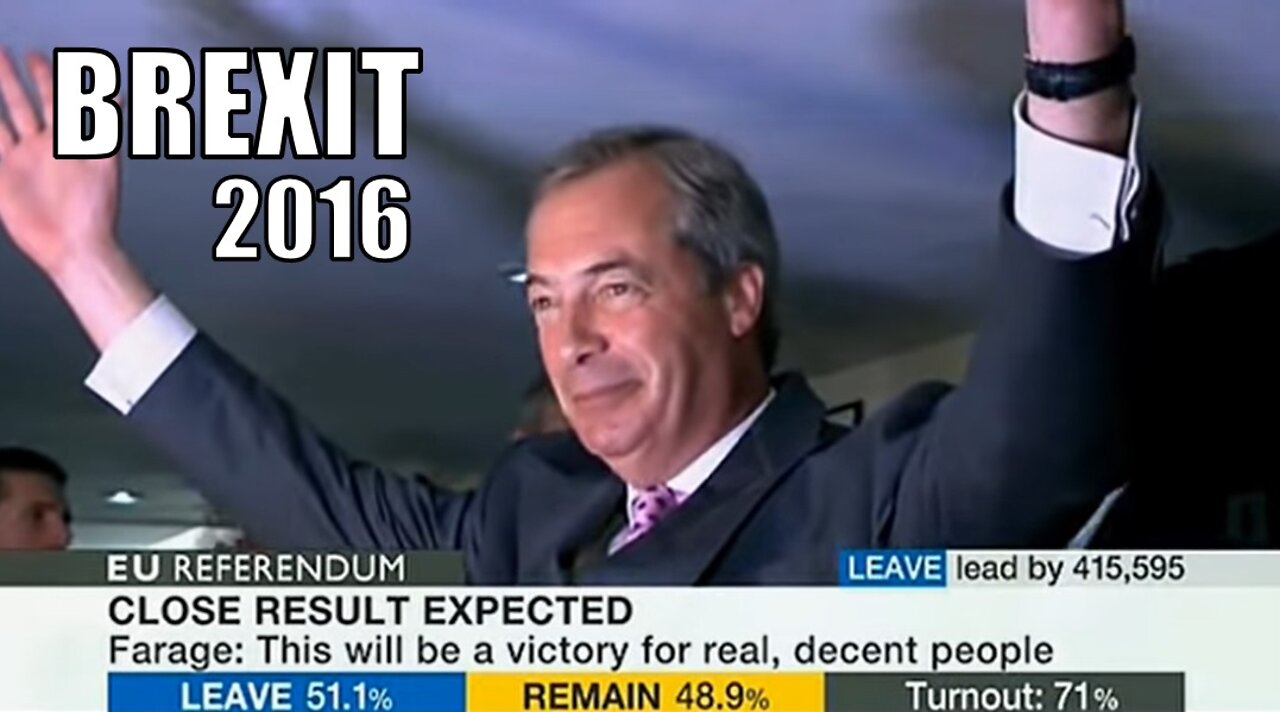 Nigel Farage comemora e justifica o BREXIT