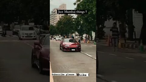 Lamborghini and supra in Mumbai 🤯🤯 #onepercent_clubb #lamborghini #supra #shorts