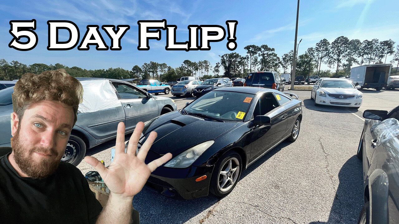 Can We Flip This Celica For Profit In 5 Days?