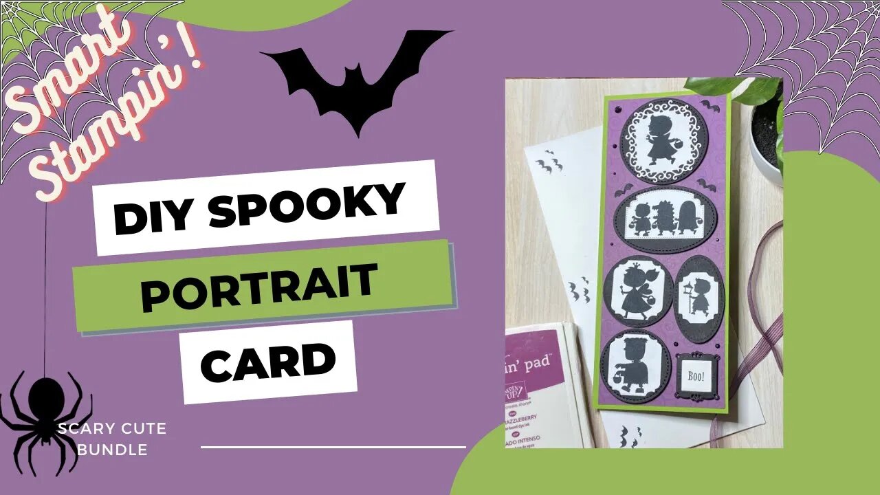 2022 Stampin’ Up Halloween Card @Smart Stampin' #stampinup #cardmaking #halloween