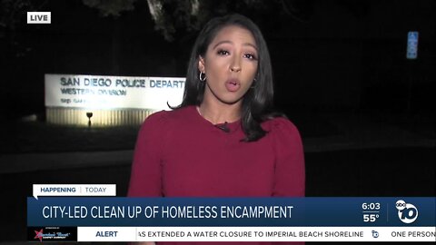 City prepares to clean up encampment