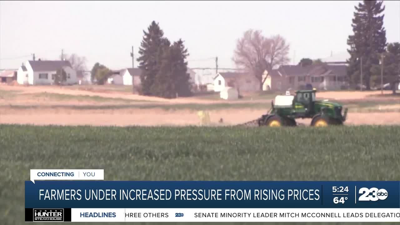 U.S. farmers facing increased pressure due to rising inflation, drought