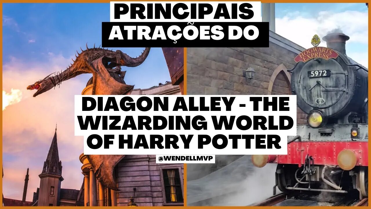 MELHORES ATRAÇÕES | DIAGON ALLEY - THE WIZARDING WORLD OF HARRY POTTER | UNIVERSAL STUDIOS