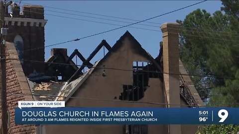 Investigations continue after fire at Douglas churches