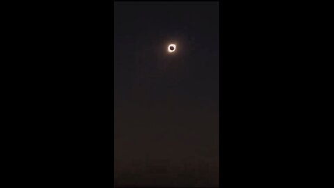 Observers in awe, recording the 2024 solar eclipse