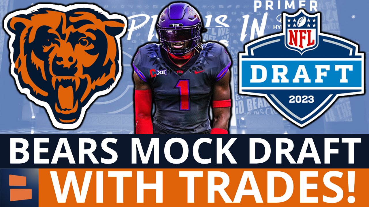 NEW Chicago Bears Mock Draft With TRADES!