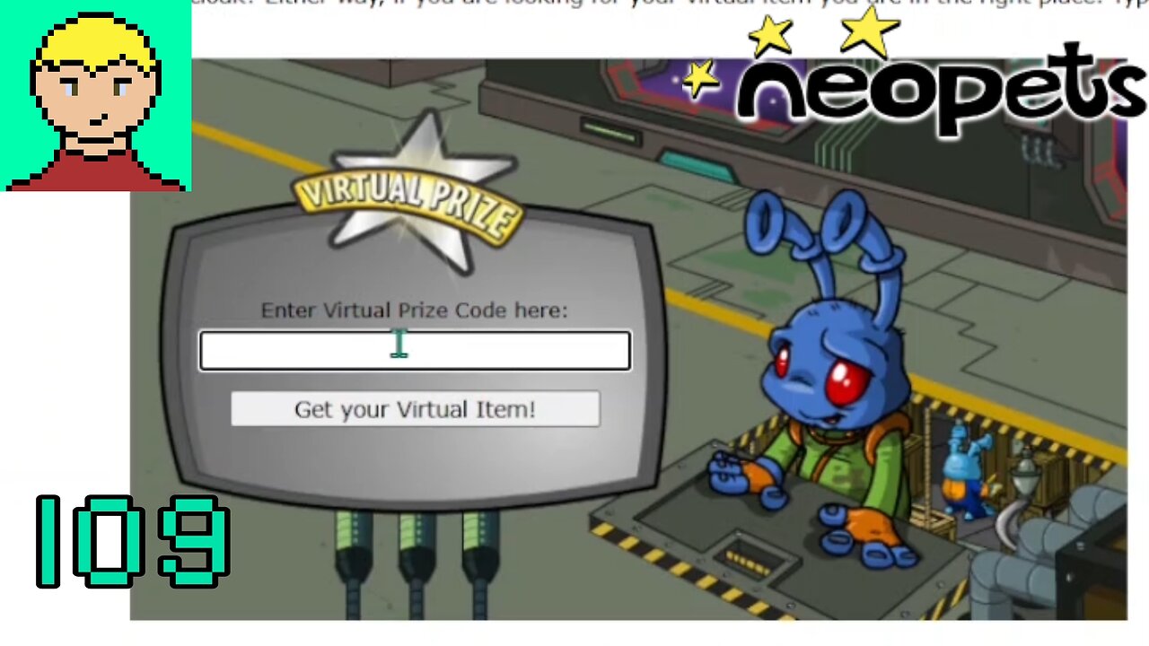 (Advent Calendar) [Warehouse of Codes] Neopets #109