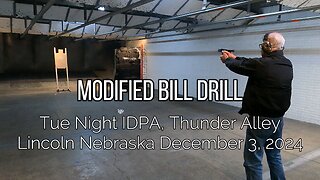 IDPA - Modified Bill Drill - December 3, 2024