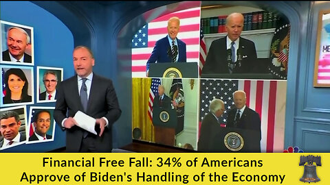 Financial Free Fall: 34% of Americans Approve of Biden's Handling of the Economy