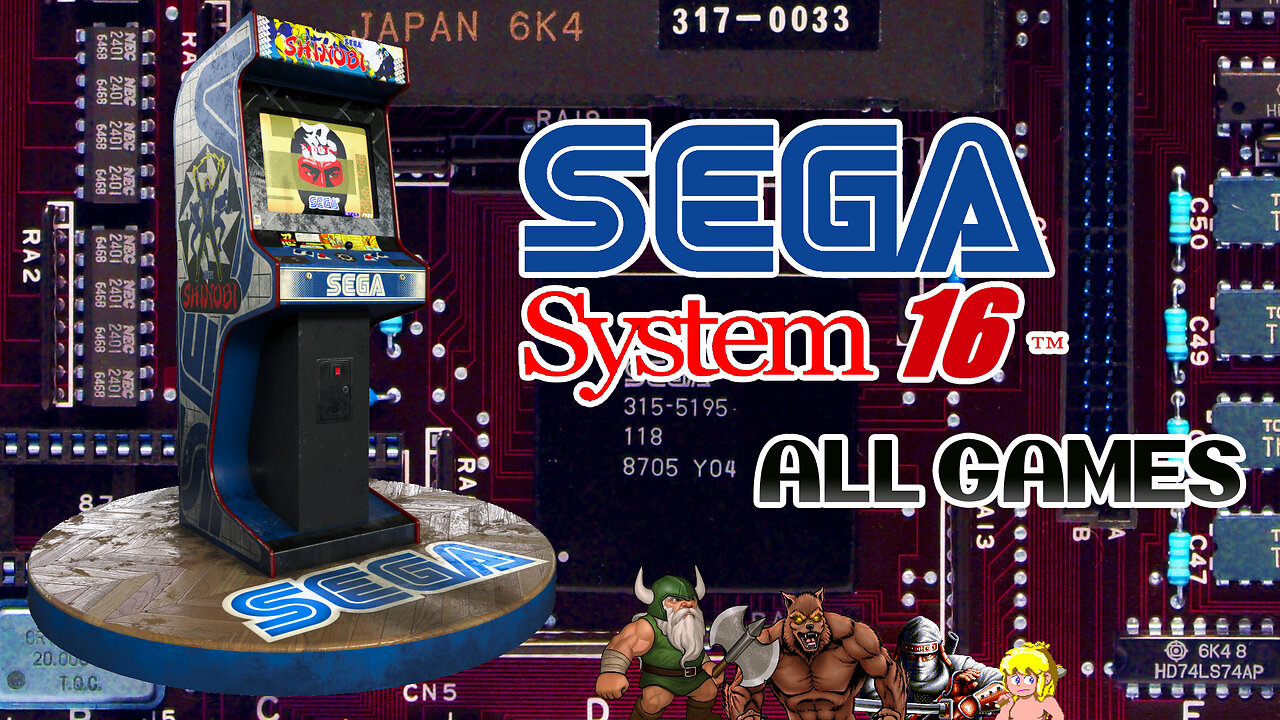 ALL SEGA SYSTEM 16 GAMES (34 TITLES)