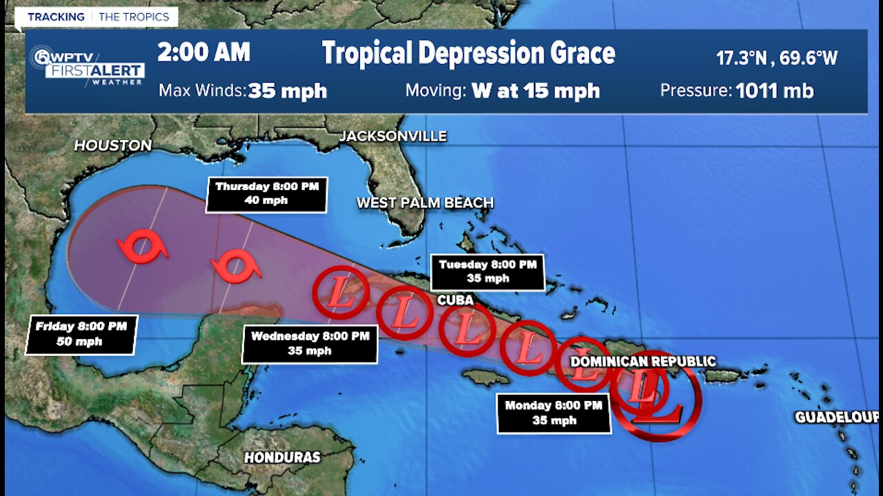 Tropics Update: Monday 5 a.m.