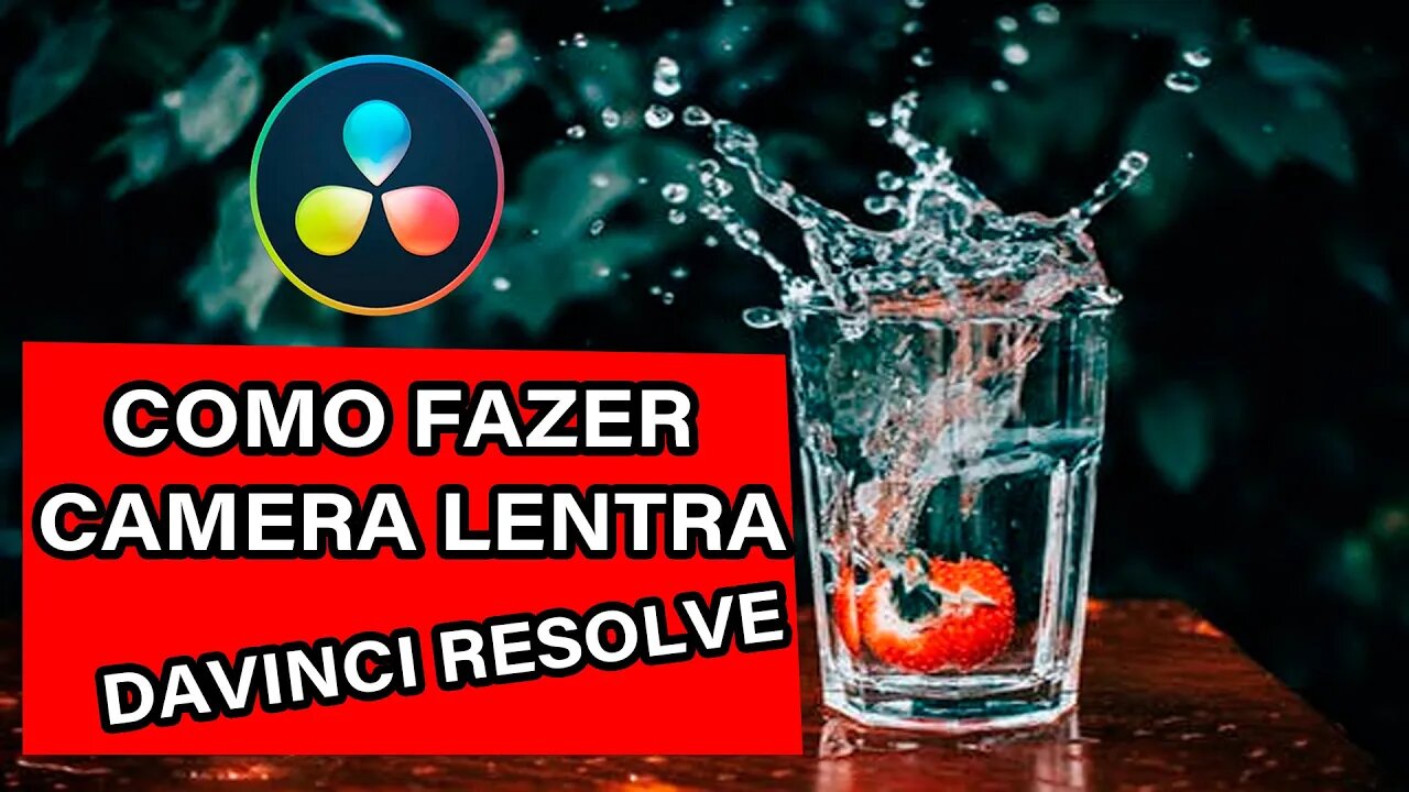 TA?😂 - COMO FAZER CAMERA LENTA - DAVINCI RESOLVE 2019