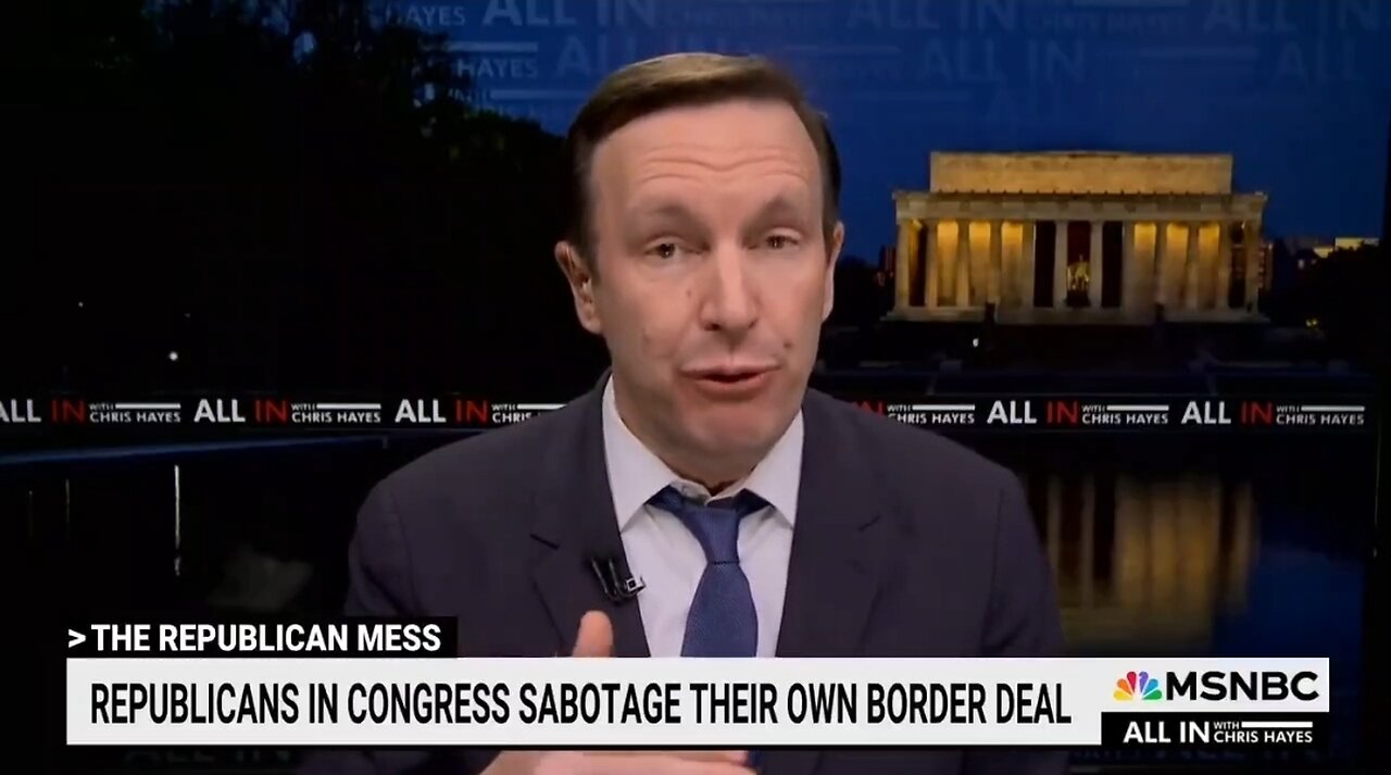 Dem Sen Murphy: We're Gonna Blame Republicans For Biden's Open Border