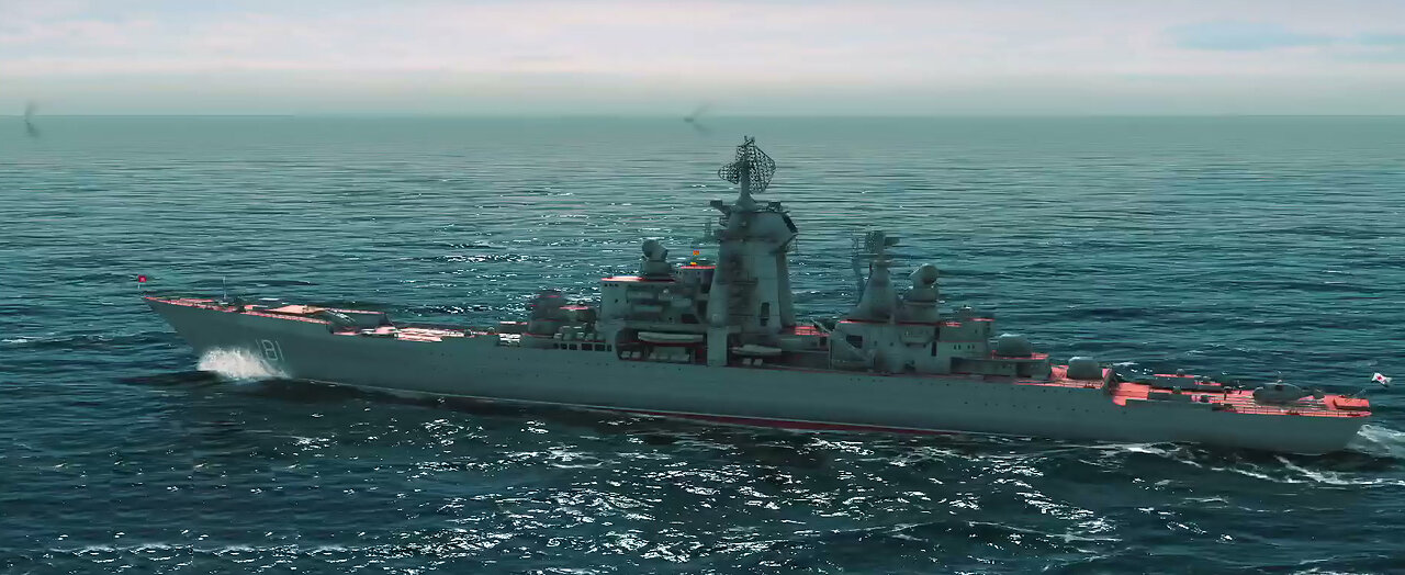 Intercepted By 2 Permit Subs - Kirov Battlecruiser - Cold Waters Epic Mod