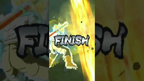 Trunks Super Saiyan, bravão, finalizando o Goku Black Rosé! #dragonballlegends #dragonball #fy