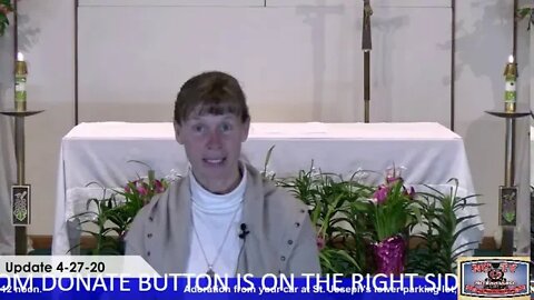 NCTV45 HOLY SPIRIT PARISH Update: Sister Annie April 27, 2020