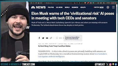 ELON MUSK WARNS THE AI APOCALYPSES IS COMING, AI MAY END CIVILIZATION, SHOCKING NEW AI IS EMERGING