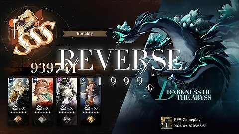 Mane's Bulletin SSS Darkness of the Abyss🔹#Reverse1999