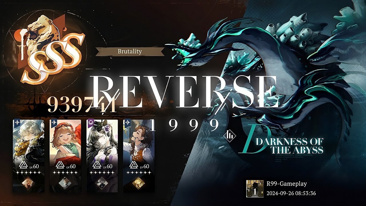 Mane's Bulletin SSS Darkness of the Abyss🔹#Reverse1999