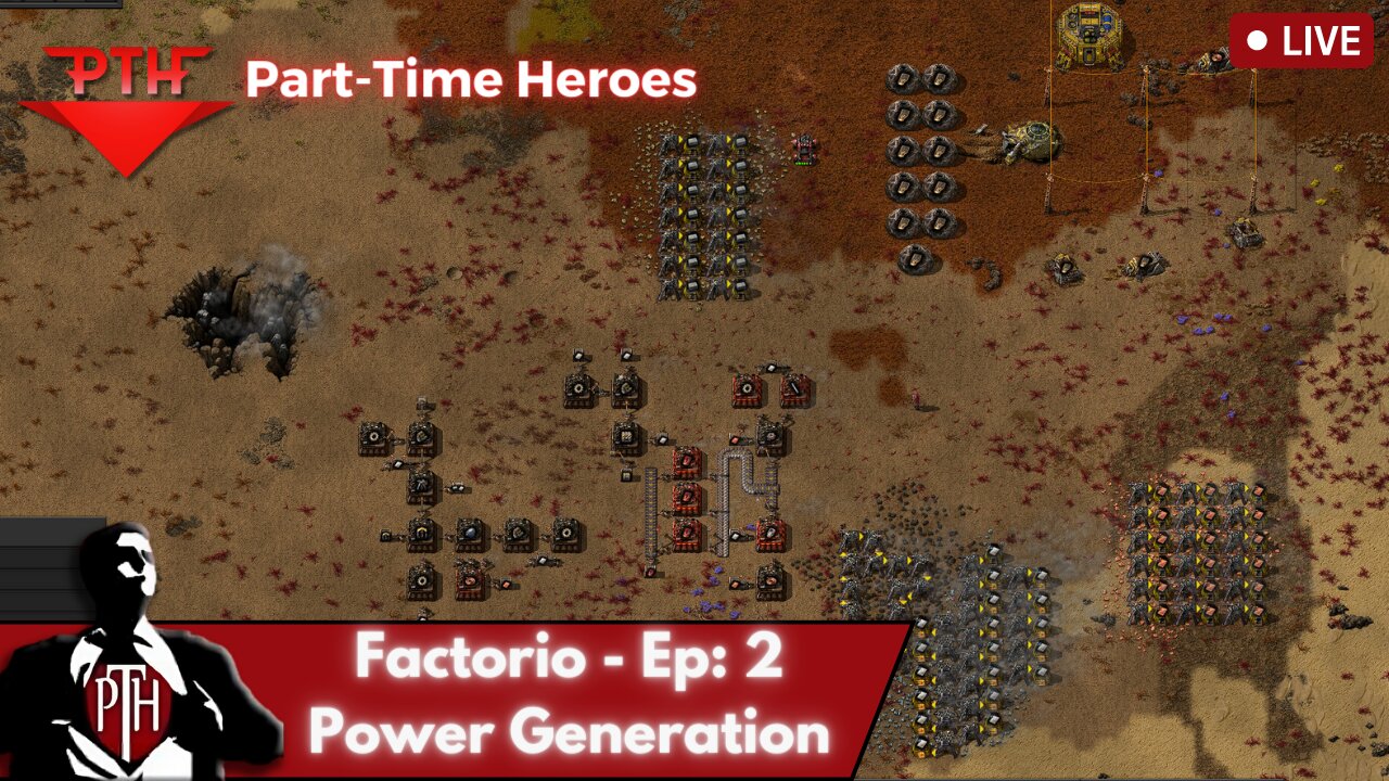 PTH Factorio - Episode 2: Power Creep