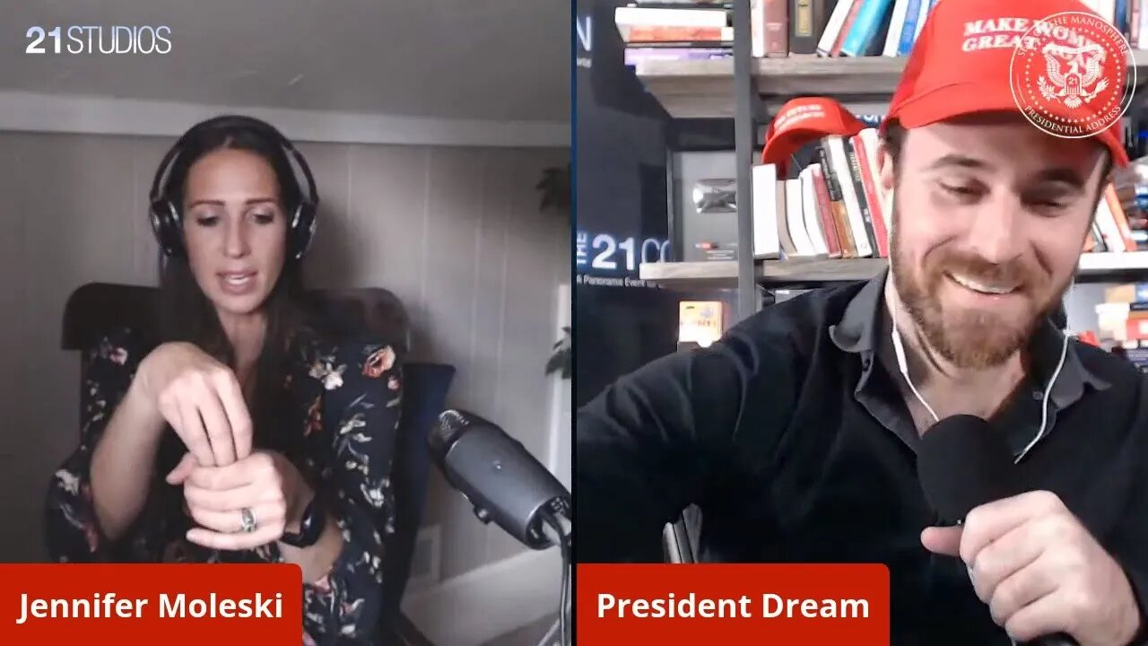 Manosphere President @Anthony Dream Johnson interviews YouTuber @Jennifer Moleski | 21 Live