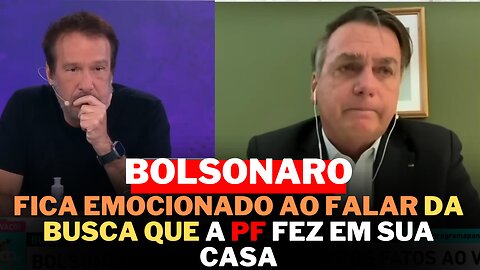 Bolsonaro dar detalhes sobre a operação da PF em sua residência, hoje pela manhã