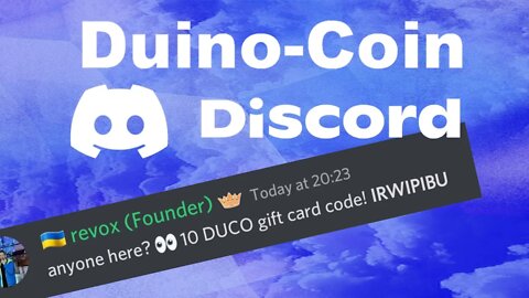 The Discord Server You HAVE TO Join! (Duino-Coin)