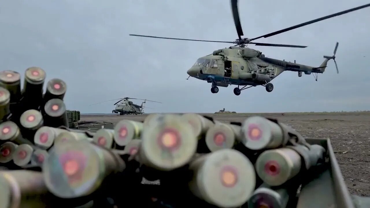 Combat Work Of Russian Ka-52 "Alligators" And Mi-8AMTSh "Terminators" In Ukraine