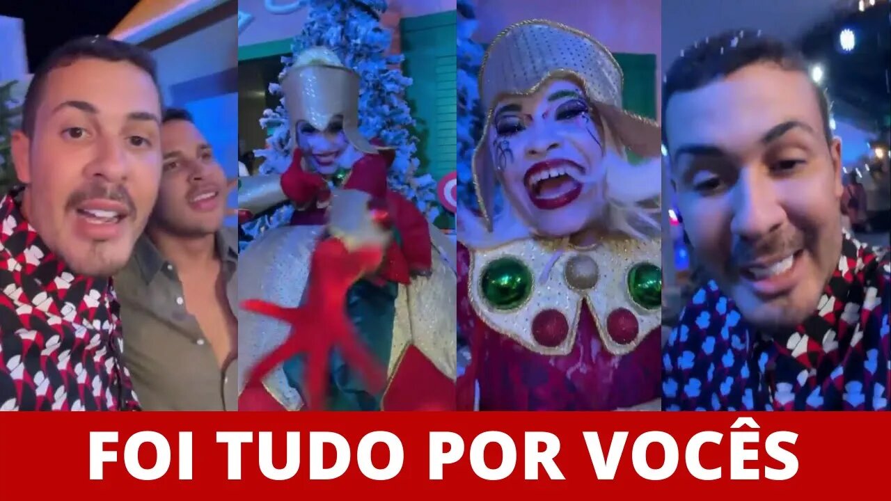CARLINHOS MAIA e LUCAS GUIMARÃES Mostram os Bastidores do NATAL DA VILA | ELES Ficaram ENCANTADOS