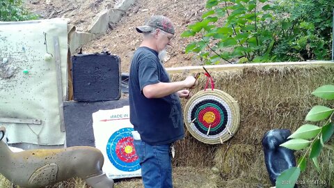 30 yard archery practice