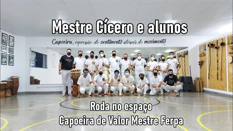 Roda em Barão Geraldo - Visita de Mestre Cícero e alunos