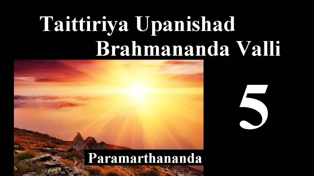 Taittiriya Upanishad 27 CHAPTER 2 SECTION 1