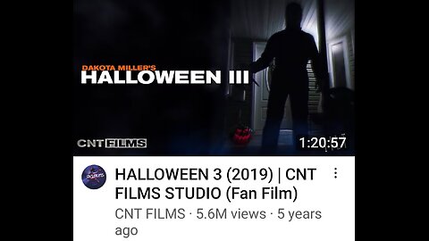 Halloween 🎃 3 (2019) |CNT Films Studio (fan film)