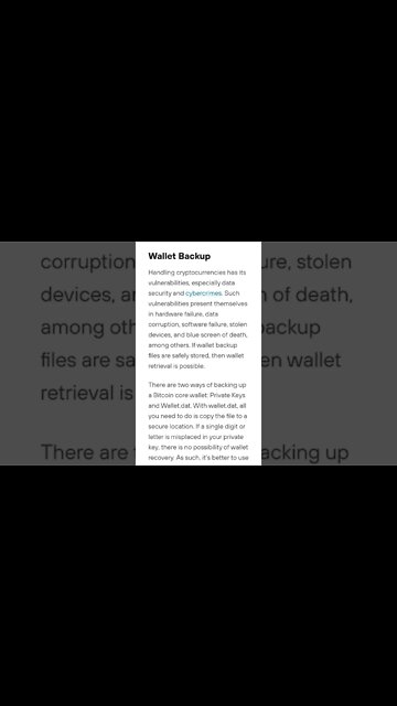 How to Restore Bitcoin Wallet Backup With DAT File? #cryptomash @AltcoinDaily @SatoshiStacker