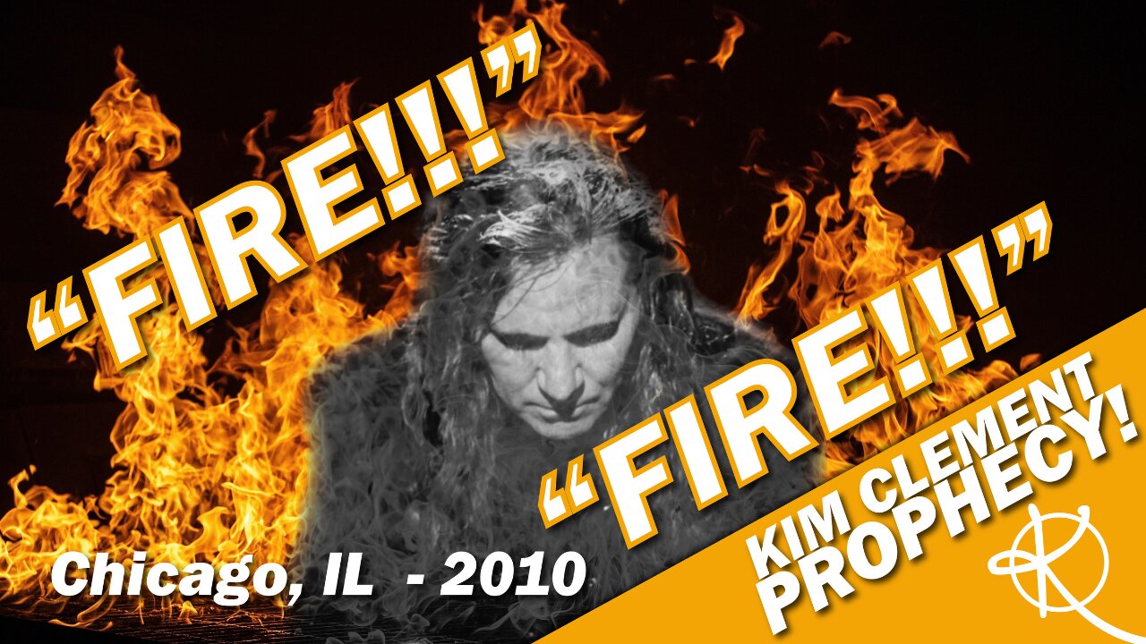 Kim Clement Prophecy - FIRE! Chicago ,IL - 2010