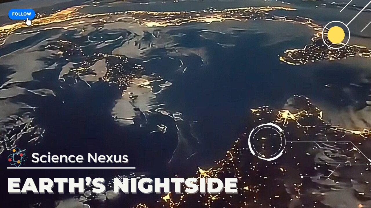 This how the Earth’s nightside looks like