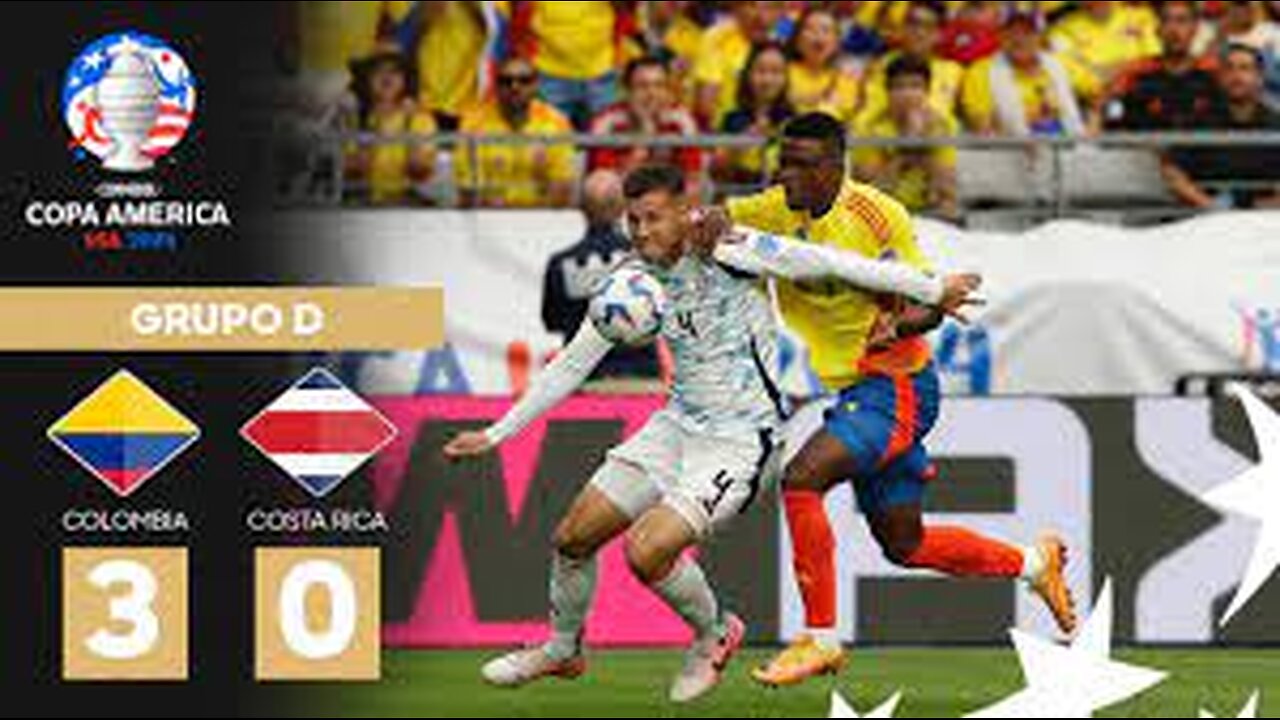 Colombia vs Costa Rica 3-0- All Goals & Highlights - Copa America 2024