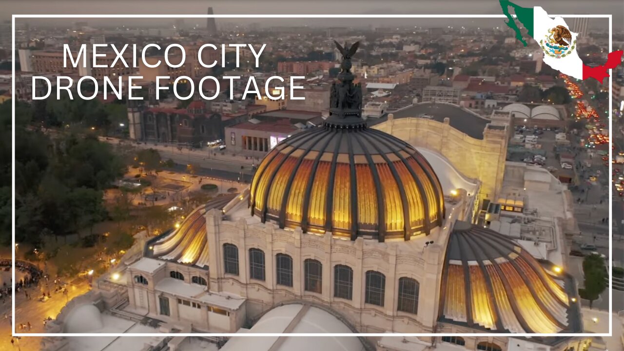 MEXICO CITY DRONE FOOTAGE