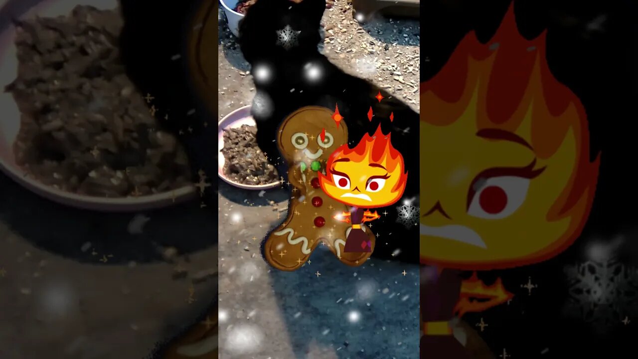 Legless Elemental Angry Ember Lumen Hates Gingerbread Men! 🎄🔥😡